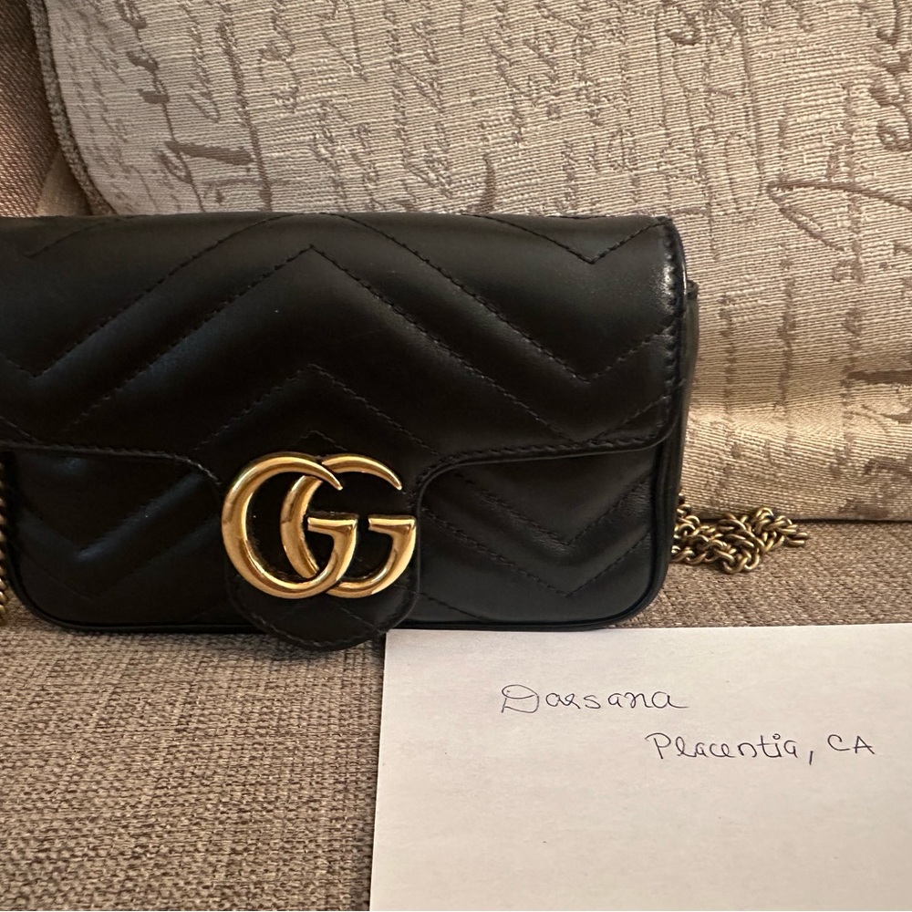 Gucci marmont supermini bag